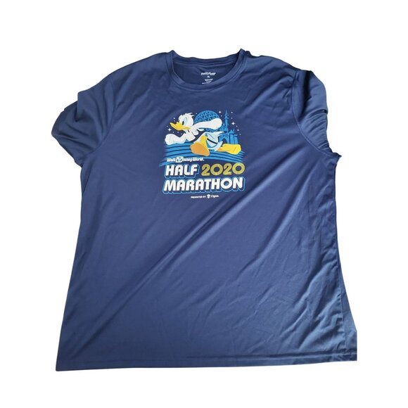 Disney Other - RUN DISNEY Half Marathan 2020 Donald Duck WDW Long Sleeve Blue Shirt SZ XL